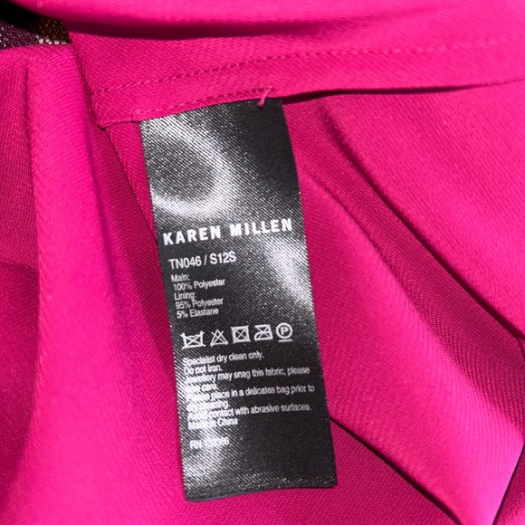 Karen Millen Purple Top Lace Overlay UK 12 - Picture 9 of 9